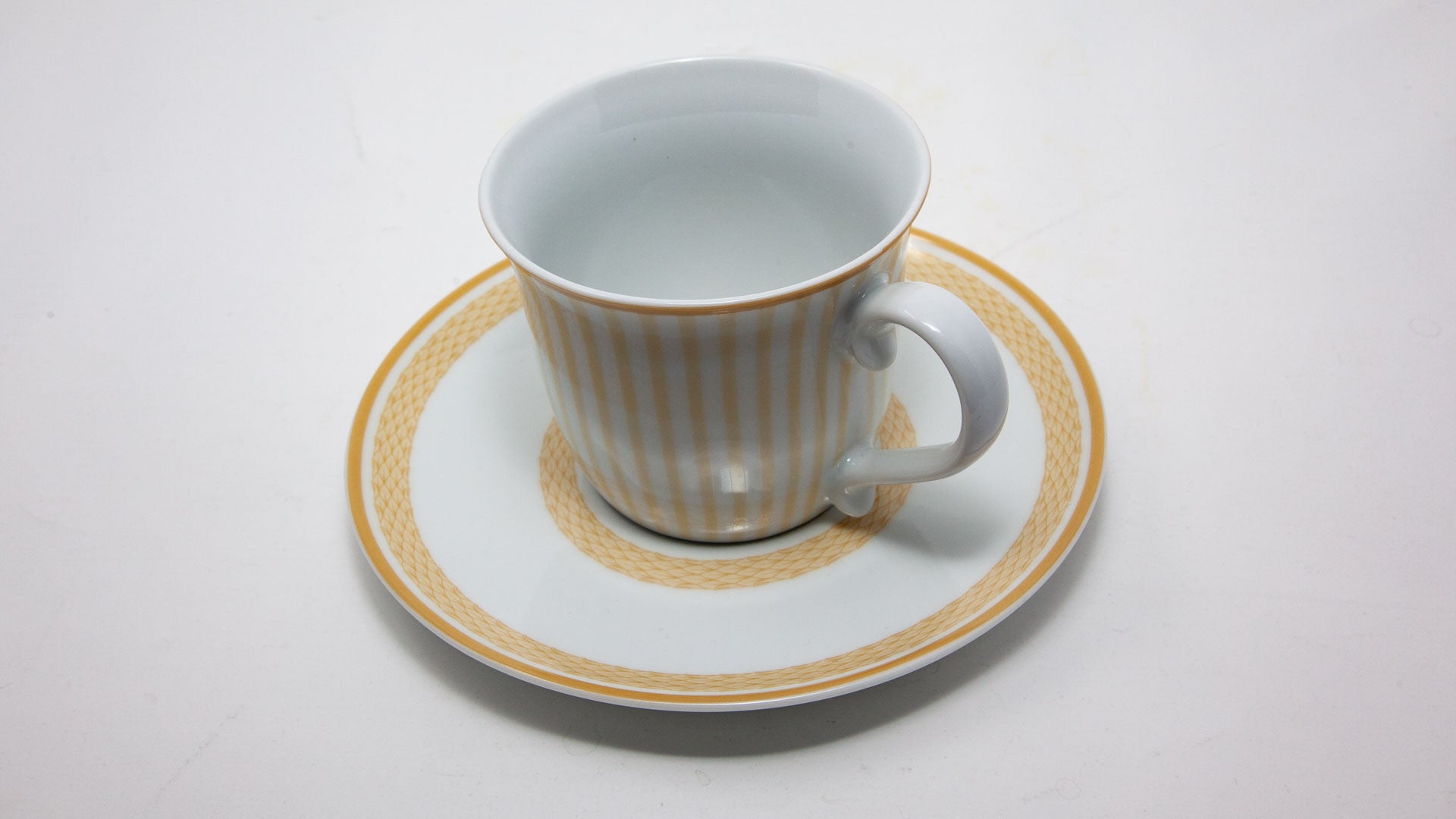 Egyptian Hall Tea Cup and Saucer