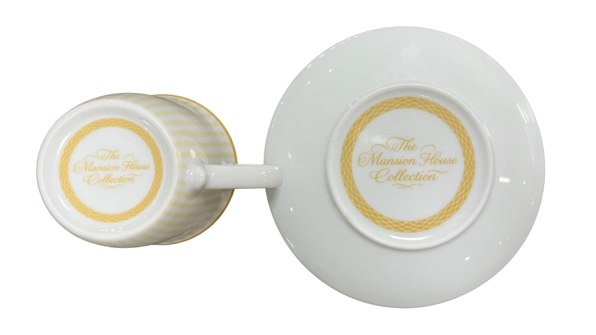 Egyptian Hall Tea Cup and Saucer – Set of Four